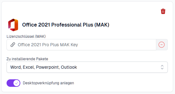 App mit Eingabefeldern